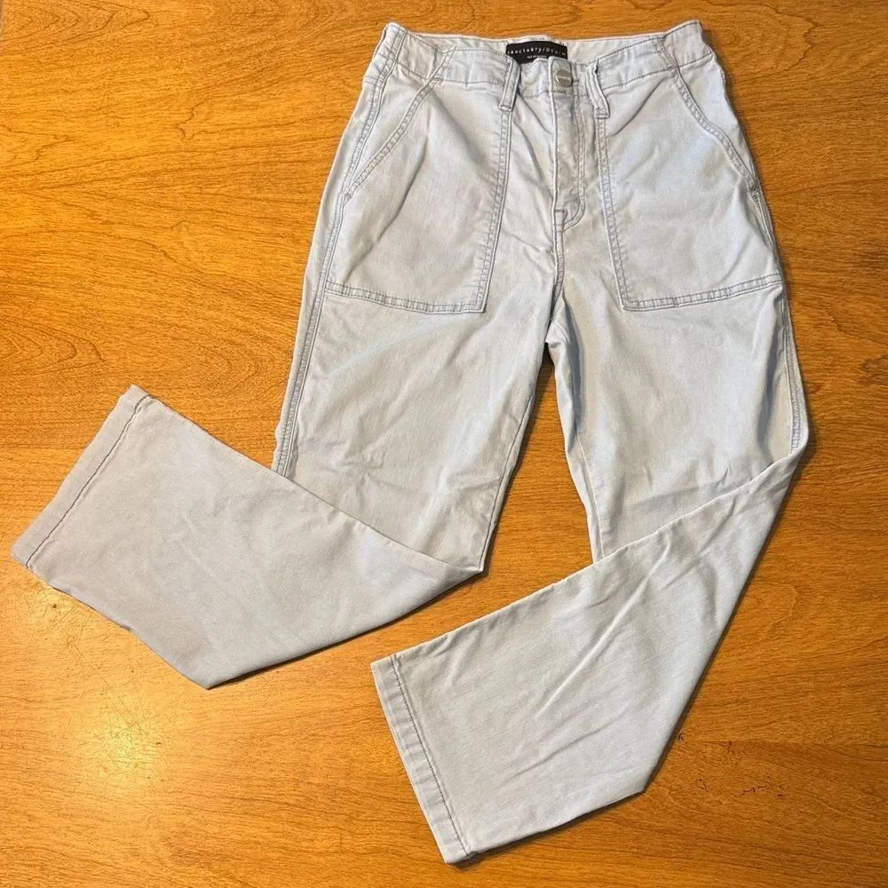 Sanctuary Denim Vacation Crop High Rise Flare Jeans